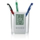 thumbnail image 1 of Portalápices Digital LCD escritorio despertador portalápices calendario temporizador temperatura escritorio reloj electrónico Oficina, 1 of 5