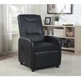 thumbnail image 1 of ViscoLogic Raviver Pliant Jeu Simili-Cuir Inclinable Manuel Chaise de Salon Canapé Fauteuil Inclinable (Noir), 1 of 4