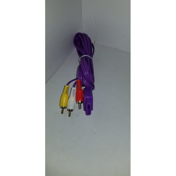 10 FT Pro Series Gold Plated Purple AV Audio Video Lead Cable for Nintendo Gamecube Walmart