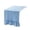 Blue, variant on Pink White Gingham Table Runner, Ruffled Fall Table Runner, Rustic Farmhouse Decor Plaid Reusable Table Cloths for Dining Table Kitchen Party, 13.8X47.2In, 1 Pc