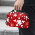 thumbnail image 2 of Christmas Digital Bag Organizer Travel Case with Oxford Fabric Waterproof Material - 5.9x9.44x3.14 in - Storage Pouch Small Box Organizer Storage Container Small Storage Bag Pouch Case, 2 of 6
