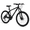 Black, variant on Cybic 26 inch Mountain Bike for Adults, Lightweight Aluminum Alloy Frame 21-Speed MTB Bicycle with Front Suspension & Dual Disc Brakes, Blue