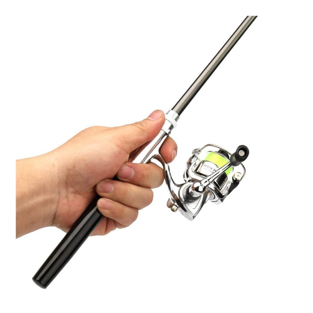 pen fishing rod walmart Pen Fishing Rod Kit Mini Fishing Pole Pocket Pen Rod Set Fishing Rod Pen  Portable Telescopic Fishing Rod with Spinning Reel Fishing Rod Reel Combo  for Travel Saltwater Freshwater Sea