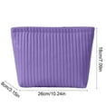 thumbnail image 3 of PONPRNGY Makeup Bags for Purse Zipper Cosmetic Pouch Large Travel Nylon Make Up Organizer Tool Pouch for Women and Girls, 3 of 6