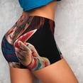 thumbnail image 4 of Lsque Chucky Pattern High Waisted Biker Shorts for Women-Tummy Control Fitness Athletic Workout Running Yoga Gym Shorts,Moisture-Wicking-Small, 4 of 9