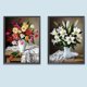 thumbnail image 3 of Pintura de diamante 5D DIY taladro redondo completo kit de ramo fresco decoración 30x40cm 2 piezas, 3 of 9