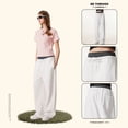 thumbnail image 3 of American Fashion Brand Unisex Style Stitching Double Waist Wide Leg Pants, 3 of 4