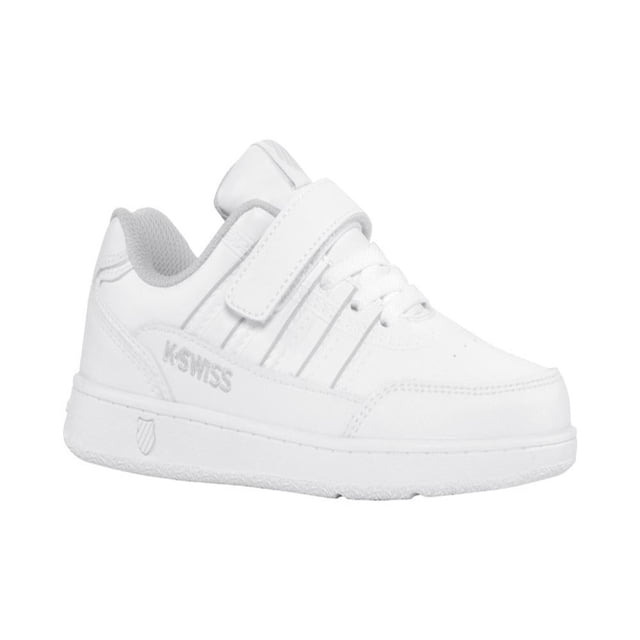 Tenis Para Niño K-Swiss T 18 Blanco Phily Velcro