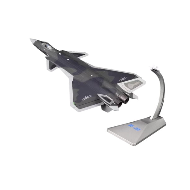 Modelo de avión J20, modelo de avión, decoración de escritorio, recuerdo, avión de juguete, caza 1 72