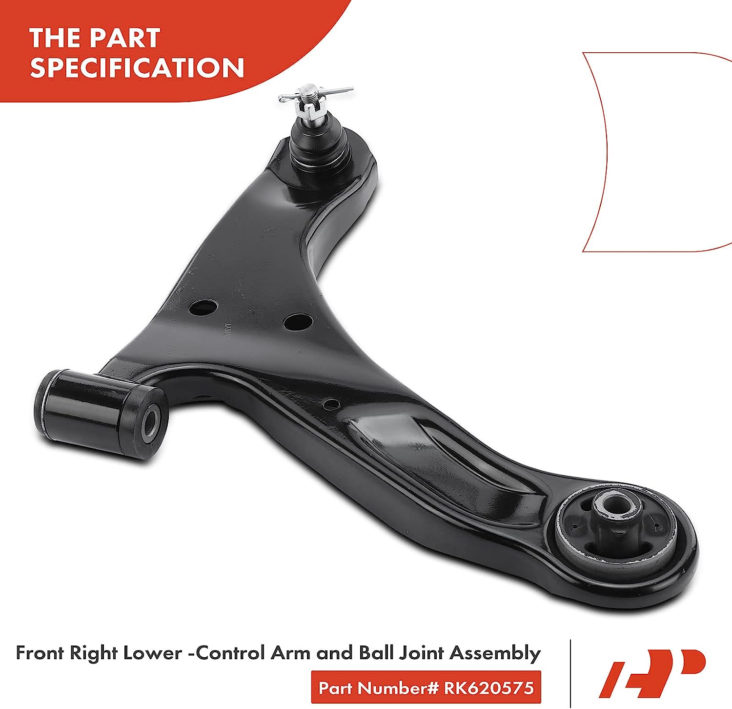 A-Premium Front Right Lower Control Arm, with Ball Joint