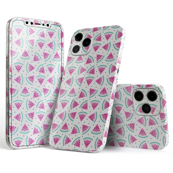 DesignSkinz The All Over Watermelon Slice Pattern Full-Body Skin Decal Wrap Cover for iPhone 16