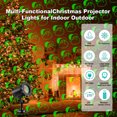 thumbnail image 6 of Christmas Projector Light 10 Patterns LED Projection Lights with Remote Red and Green Star Show for Outdoor and Indoor Christmas Holiday, 6 of 9