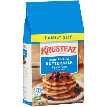 Krusteaz Complete Buttermilk Pancake Mix, 10 lbs Family Size Bag