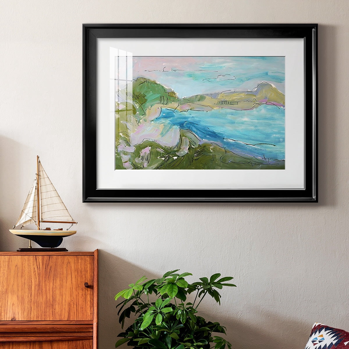 Landing Strip Premium Framed Print - Ready to Hang