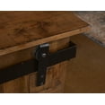 thumbnail image 2 of Sunset Trading Stowe Barn Door Wood Console/Media Cabinet/TV Stand in Brown, 2 of 4