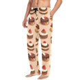 thumbnail image 2 of FORMRS Mens Pajama Pants with Pockets Sleepwear Lounge Bottoms Sizes S-2XL, Creamy Cake, 2 of 7