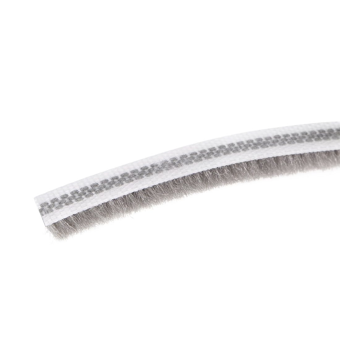 Unique Bargains Brush Weather Stripping Adhesive Felt Door Seal Strip Gray 7mmx6mm