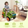 thumbnail image 4 of Shininglove 6V Toddlers Electric Ride-on Toy Car with Radar Rocket Sound, Flash Lights, Music & USB, 4 of 7