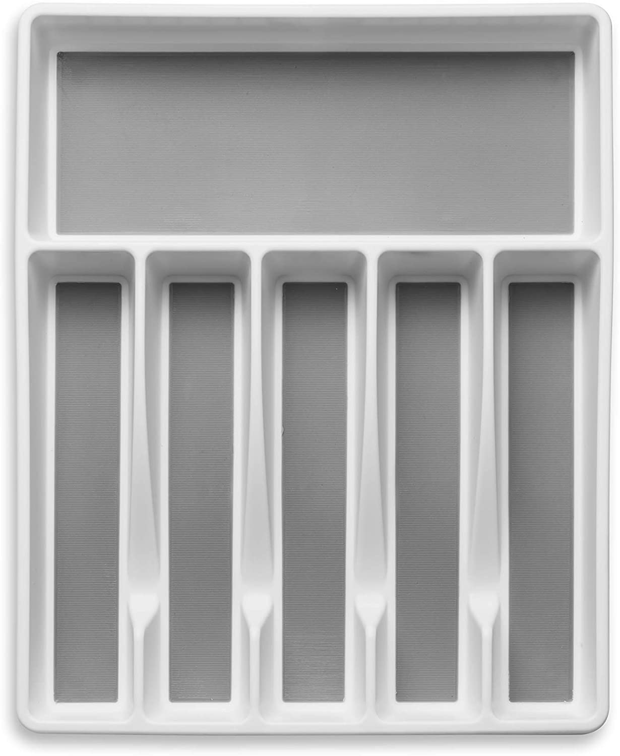 Expandable Cutlery Drawer Organizer, Flatware Drawer Tray for Silverware, Serving Utensils, Multi-Purpose Storage for Kitchen, Office, Bathroom Supplies
