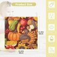 thumbnail image 2 of SKYSONIC 3 PCS Harvest Happy Thanksgiving Baby Muslin Washcloths, Pumpkin Sunflower Turkey Face Towel Burp Cloths Ultra Soft Absorbent Cotton Bath Wipes Towels for Newborn Boys Girls, 2 of 7