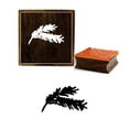 thumbnail image 1 of Printtoo Diary Card Christmas Tree Branches With Leaves Design Wooden Rubber Stamp-4 x 4 Inches, 1 of 2
