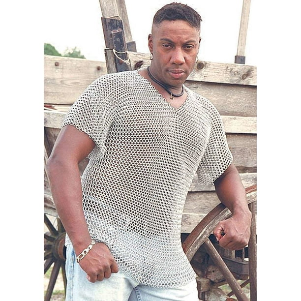chainmail print t shirt