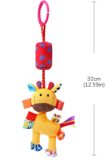 Musical Crib/Stroller Hanging Spiral Teether Baby Rattle Toys 0-12 Months Babies