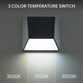 thumbnail image 4 of WAC Lighting Atlantis 6" LED 4000K Aluminum Indoor/Outdoor Wall Light in Black, 4 of 5