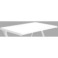 thumbnail image 4 of Urban Shop Z-Shaped Student Desk, White, 4 of 5