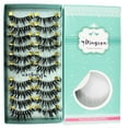 thumbnail image 2 of Fiudx Pestañas Glamorosas, Pestañas Postizas Largas y Rizadas, Pestañas Reutilizables En Tira Completa, Ideales Selfies En Boda, Amantes En La Belleza, Paquete En 10 Pares, Color Negro., 2 of 3