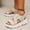 Beige, variant on Floenr Womens Sandals Flip Flops for Women,New Style Sandals Women's Woven Mesh Flat Beach Shoes Casual Women's Shoes