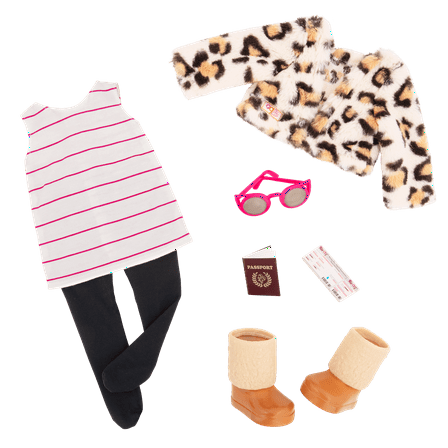 Our Generation Fashion Outfit for 18inch Dolls Travel Chic