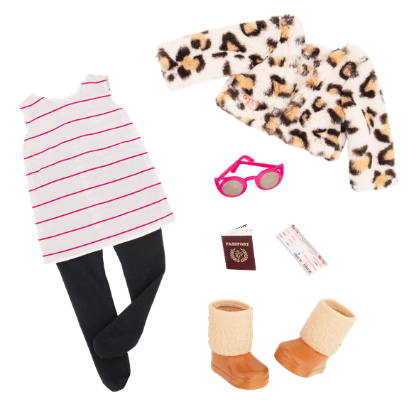Our Generation Fashion Outfit for 18inch Dolls Travel Chic