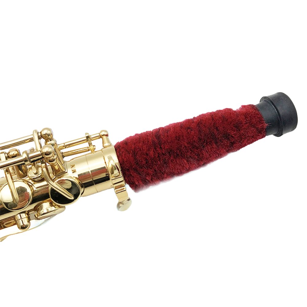 Alto Sax Cleaning Brush Saxophone Pad Saver Brush with Protective