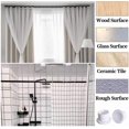 thumbnail image 4 of Room Divider Tension Curtain Rod For Windows 121 to 161 Inch Extra Long Tension Rods Outdoor Curtain Rod,Adjustable Spring Window Curtain Tension Rod Pressure Extendable Curtains Rod,White, 4 of 7