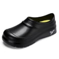 thumbnail image 5 of Waterproof Garden Clogs for Women Men EVA Slip On Mules with Arch Support Thick Bottom Non Slip Air Cushion Outdoor Home Sandals（Black，Size 7.5), 5 of 7