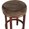 thumbnail image 4 of Meridian Furniture Monette Brown Velvet Counter Stool, 4 of 7