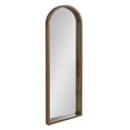 thumbnail image 1 of Kate and Laurel Hutton Farmhouse Wall Mirror, 16 x 48, Rustic Brown, Decorative Wall-Mounted Modern Full Length Mirror, 1 of 10
