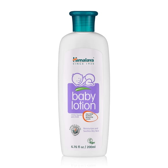 Loción para bebé Himalaya con aceite de almendras y aceite de oliva 200 ml