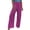 Hot Pink, variant on Pants For Women Dressy Casual High Waist Wide Leg Palazzo Smocked Elastic Waist Loose Comfy Pajama Pockets Track Plus Size Work High Waist Women's Pants