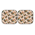 thumbnail image 7 of Goofa Rooster Pattern 2 Piece Car Windshield Sun Shade Foldable | Front Windshield Shade for Sun, Heat and UV Rays | Sunshade for Car Front Window-, 7 of 7