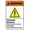 Warning Sign 6, variant on Automated External Defibrillator Nearest Location 8"x12" Tin Warning Sign, Metal Sign, Vintage Wall Decor, Home Farm Bar Coffee Shop Club Decoration