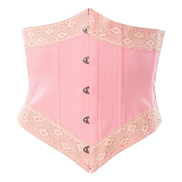 corsé de mujer Moda mujer corsé cintura ancha hebilla sello envoltura correa accesorios debajo del pecho para vestidos disfraz niñas fiesta Navidad , s S Magideal corsé de mujer