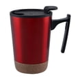 thumbnail image 2 of Taza doble pared acero/corcho con tapa 300 ml-kilia rojo 8.5 x 12, 2 of 5