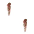 thumbnail image 1 of Colgante de pared artificial Injueey Flor Planta Balcón Falso Decoración Jardín Regalos Inauguración Interior Corto Morado Rojo 85CM, 1 of 6