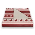 thumbnail image 3 of Creative Products Cardinal Winter Pattern 50x60 Coral Fleece Blanket, 3 of 3