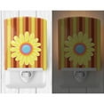 thumbnail image 2 of Caroline's Treasures BB9054CNL Heart Flower Ceramic Night Light, 6x4x3", multicolor, 2 of 2