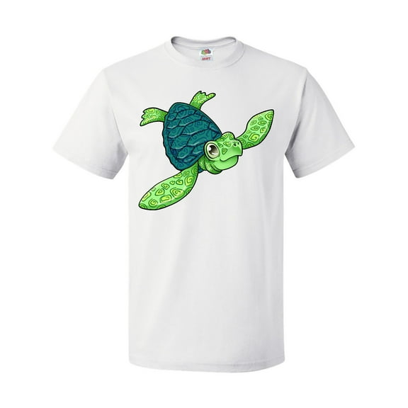 Inktastic Sea Turtle with Swirls T-Shirt