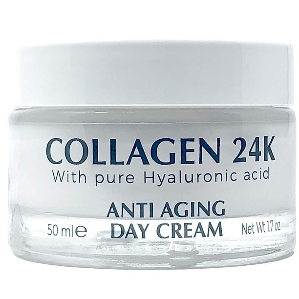 Crema de día Delfanti-Milano COLLAGEN 24K antienvejecimiento con ácido hialurónico