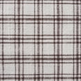 thumbnail image 5 of My Texas House 18" x 18" Ivory/Brown Ruffle Plaid Cotton Decorative Pillow, 5 of 5